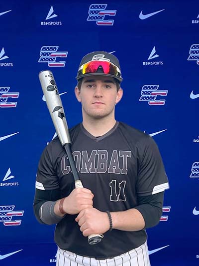 College Commit, Alex Bruno, from Scanzano Sports' Team Combat Baseball in New Jersey