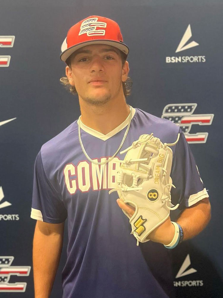 College Commit, Andrew Shank from Scanzano Sports' Team Combat Baseball in New Jersey