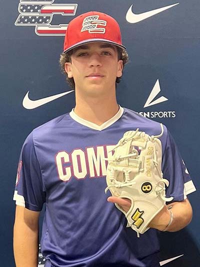 College Commit, Bryce Meosky from Scanzano Sports' Team Combat Baseball in New Jersey