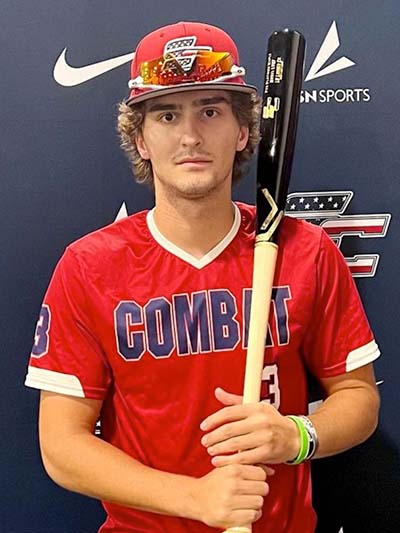 College Commit, Charlie Copsetta from Scanzano Sports' Team Combat Baseball in New Jersey