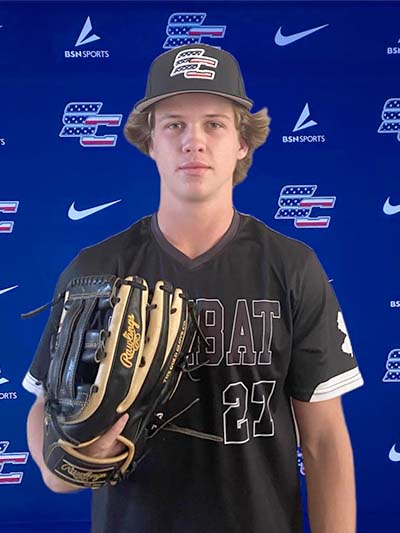 College Commit, Graham Adams, from Scanzano Sports' Team Combat Baseball in New Jersey