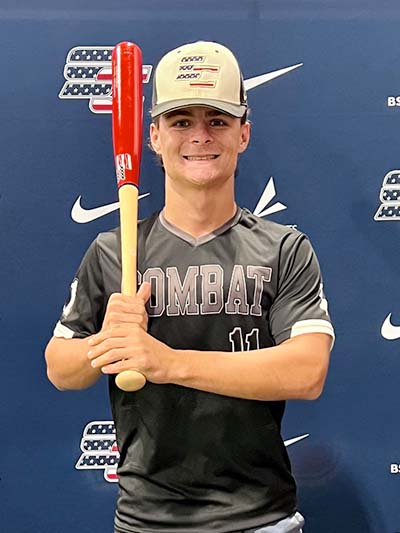 College Commit, Noah Waldron, from Scanzano Sports' Team Combat Baseball in New Jersey